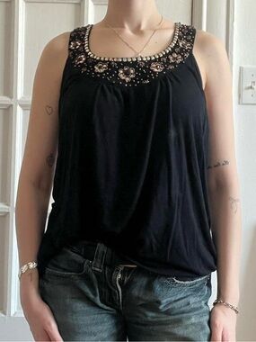 Size Medium Cable & Gauge Tank Top